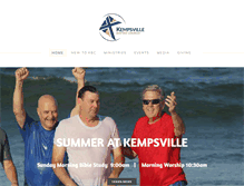 Tablet Screenshot of kempsvillebaptist.com